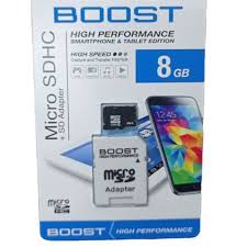 Memory Cards - 8GB BOAST MEMORY CARD